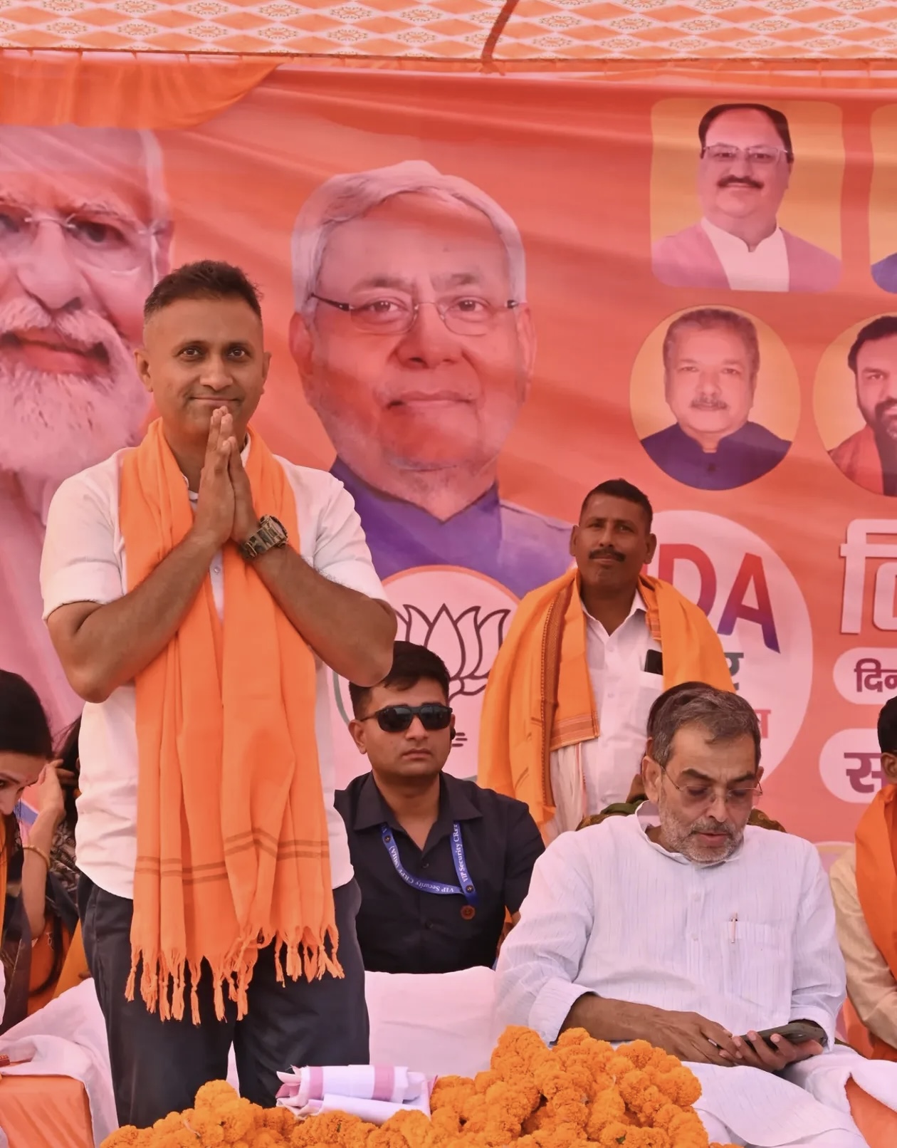 Welcomed by Villagers — Campaign Visit